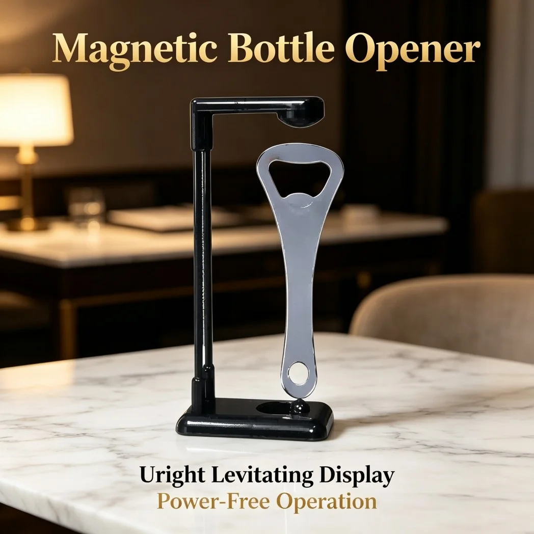 1 Set of Magnetic Levitation Bottle Openers, Creative Decorative Items for Beer, Perfect for Bars, Taverns, Clubs, Restaurants, and Home Use, Summer Beverage Accessories and Kitchen Supplies, Creative Decorative Items, Christmas