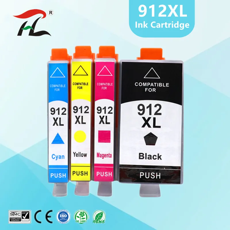 

912 XL 912XL 917XL ink cartridge Premium Color Compatible Printer Ink Cartridge for HP OfficeJet 8010 8012 8015 8020 8025 etc