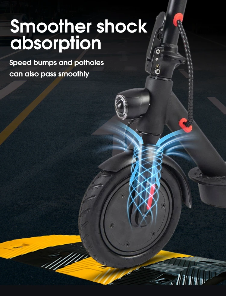 سكوتر كهربائي E9D بعجلتين 350 وات قابل للطي #4