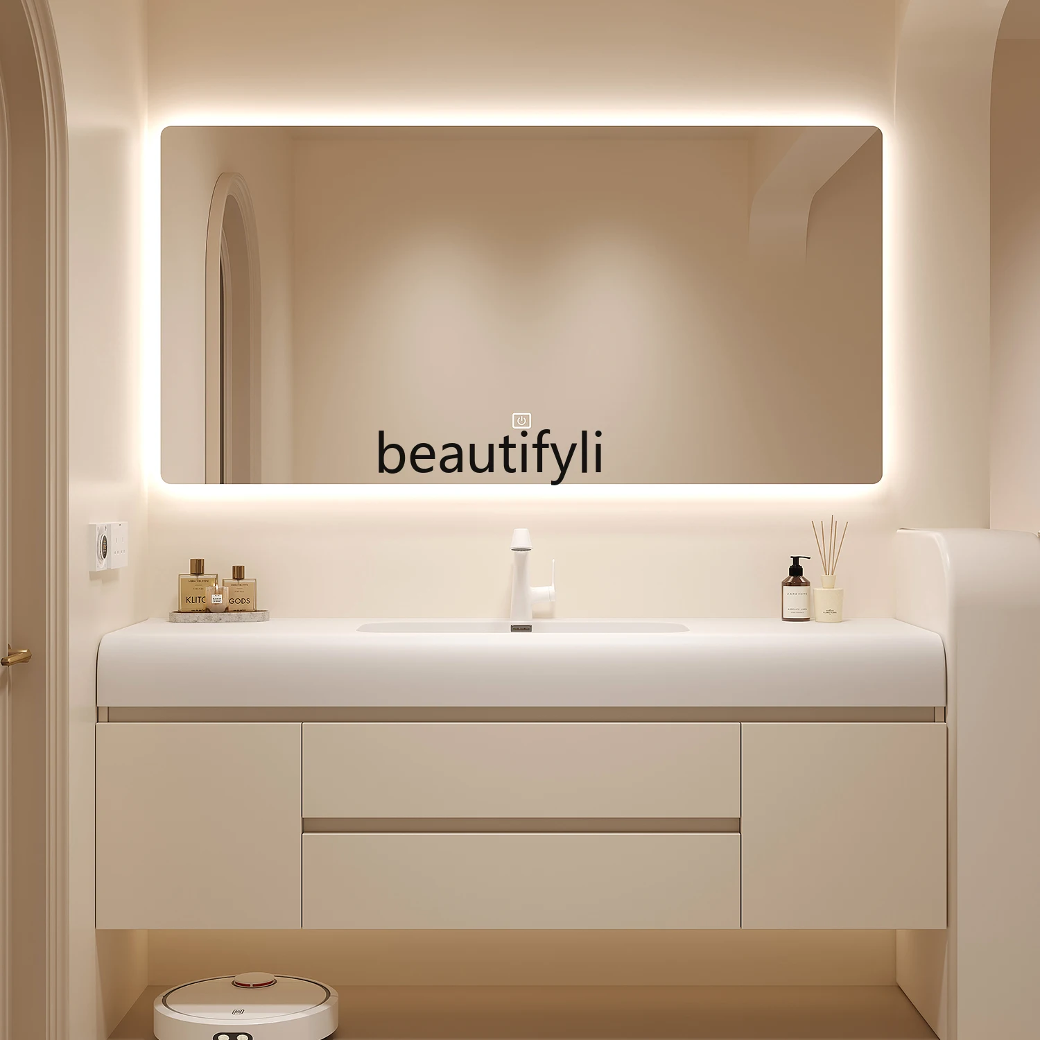 

Cream Style Bathroom Cabinet Combination Kelinai Whole Washbin Bathroom Hand Washing Washbasin Ceramic Bathroom