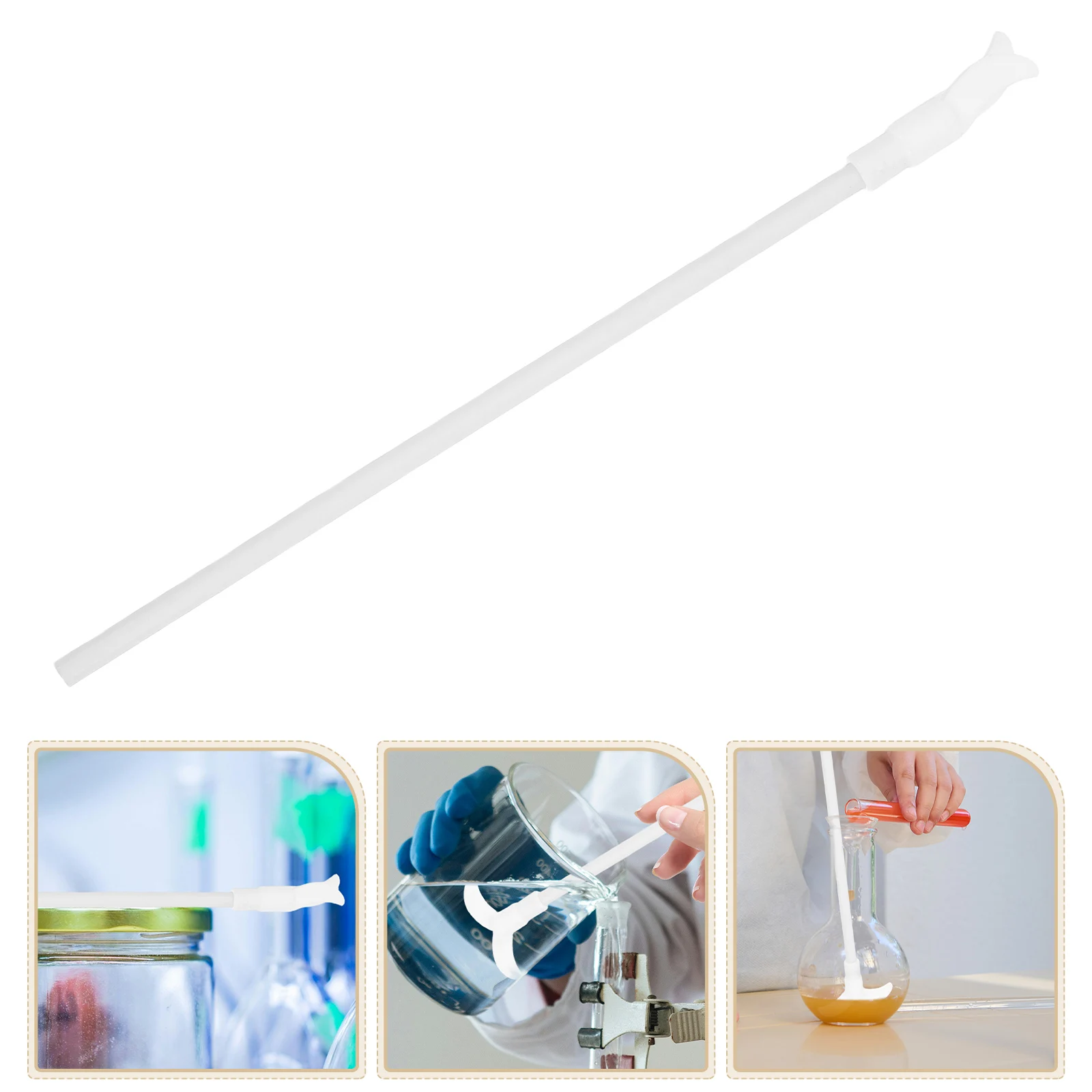 

Experimental Stirring Tool Lab Paddle Accessories High Temperature Bar Rod for PTFE Laboratory Mixing Chemistry