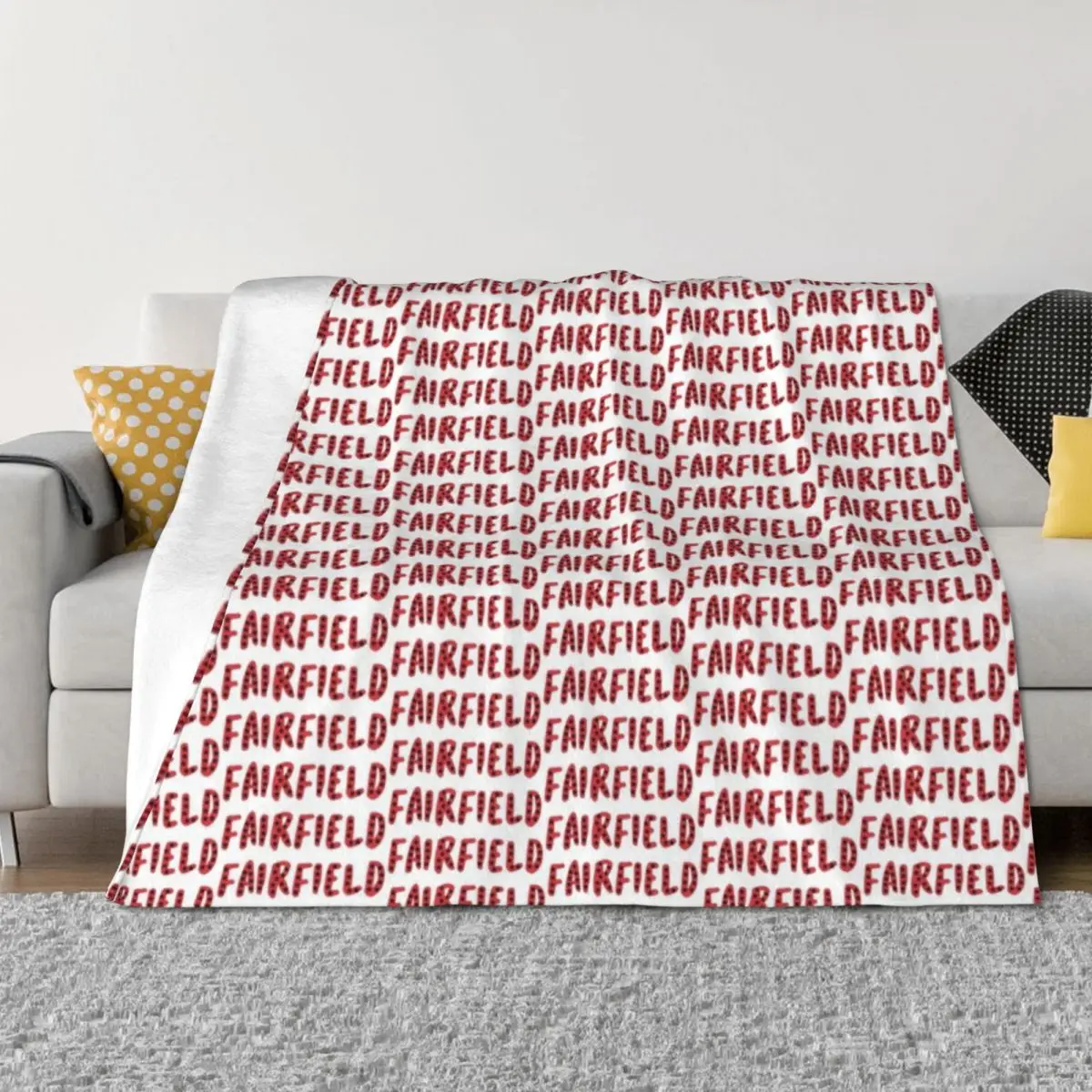 

Fairfield University Throw Blanket Luxury Designer Giant Sofa anime Thermal Blankets