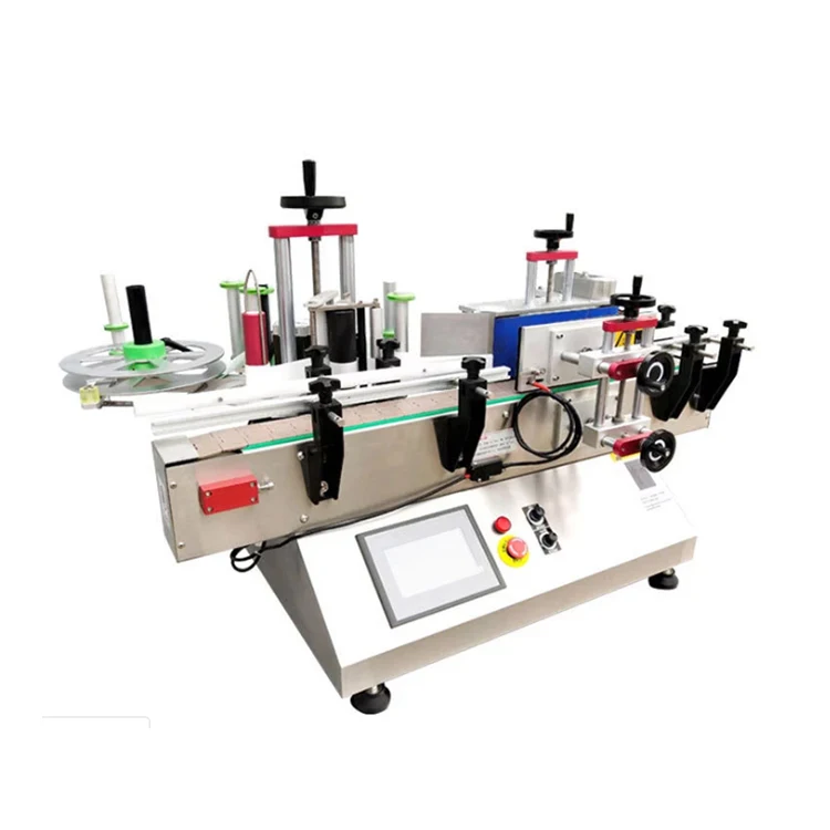 Desktop Semi Auto Label Machine for Round Bottle , Plastic Wine Bottle Labeling Machine ,labeling Machine for Glass Bottle