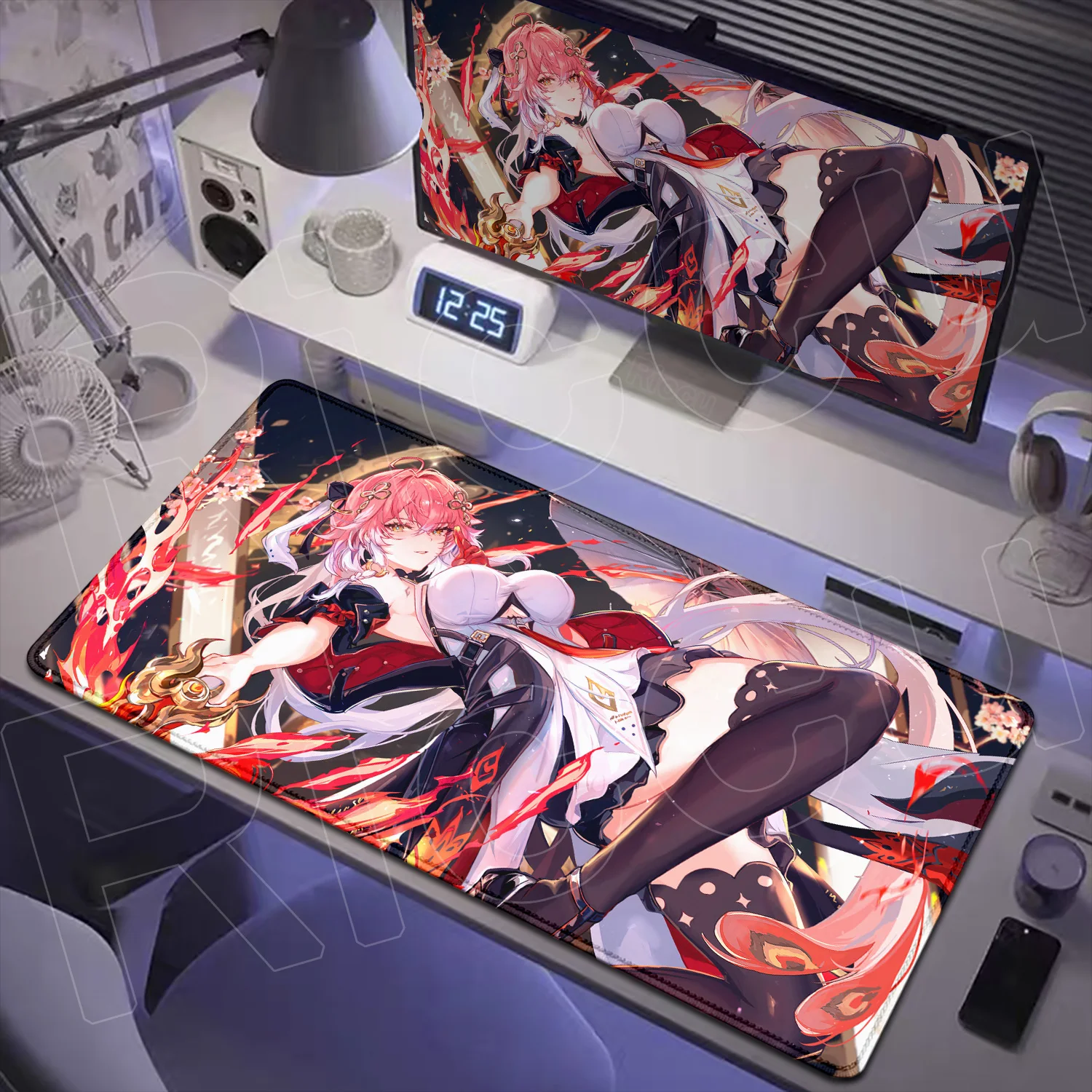 Kawaii Changli Anime Girl Mousepad HD Printing Office Table Protector Cushion Wuthering Waves Laptop Gaming Non-slip Accessories