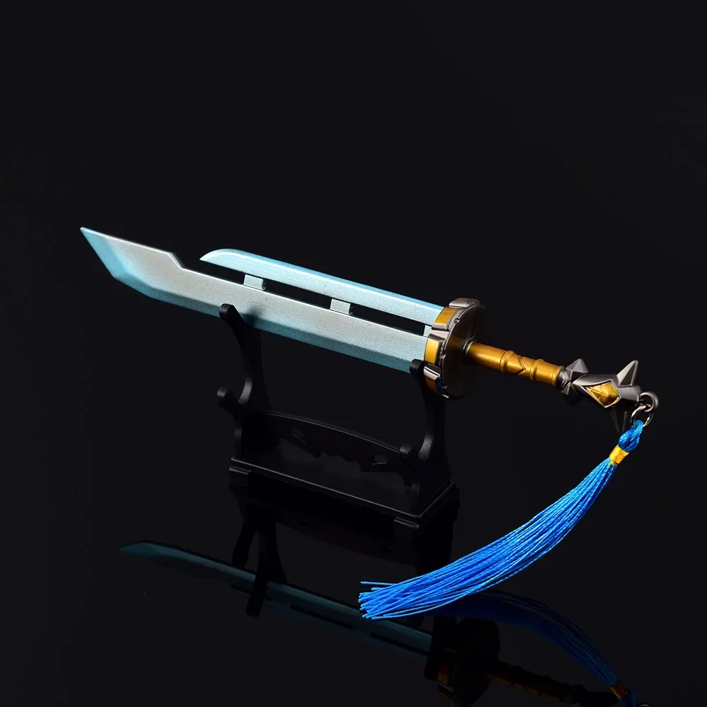 The Hyrule Game Weapon Razor Sword Link 22cm Metal Game Peripheral Katana Sword Model Keychains Ornaments Toys Gifts for Boys