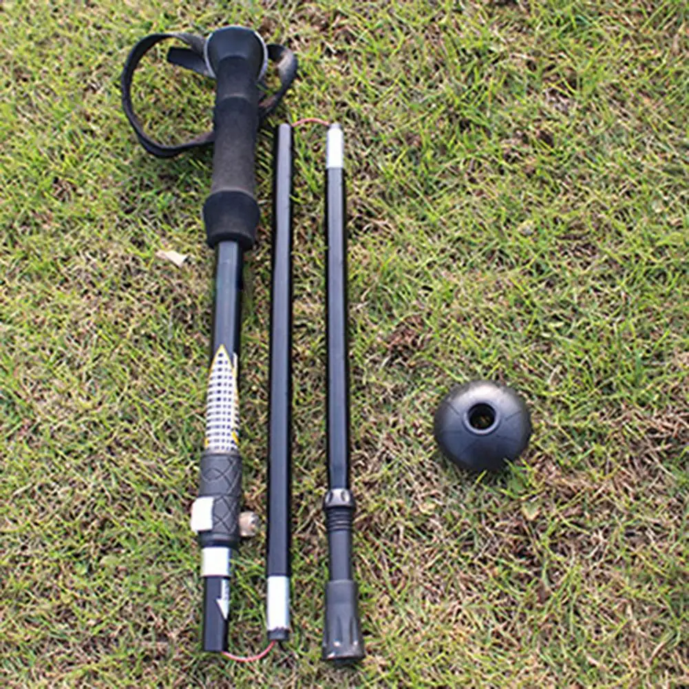 Alpenstock Telescopic เดิน Tongkat Hiking Ultralight ปรับอะลูมินัมอัลลอย Trekking Pole