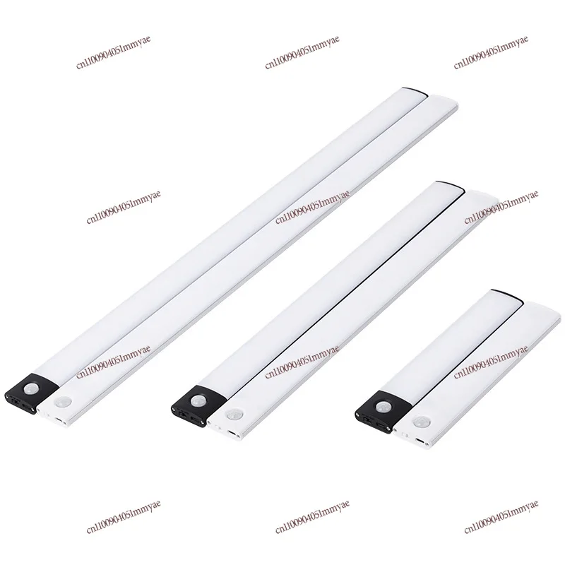 

Ultra-thin Human Body Induction Intelligent Led Light, Rechargeable Long Strip Wireless Cabinet Wardrobe Wine Cabinet Magnetic