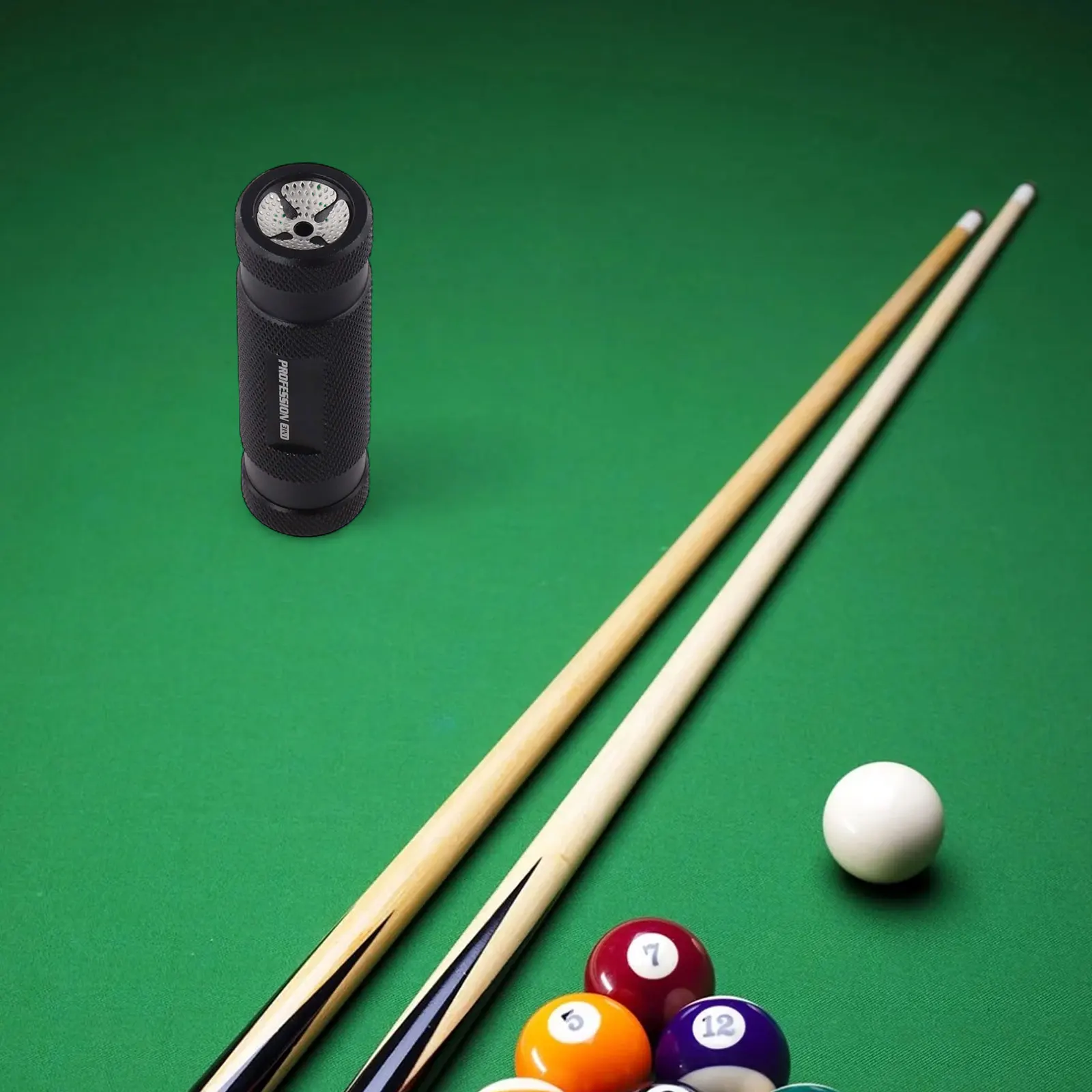 Aufbewahrungswerkzeug für Billard-Queuespitzen, Billard-Ausrüstung, Kreide-Haftungsverstärker, einfach zu bedienendes Abriebwerkzeug für Billardspieler