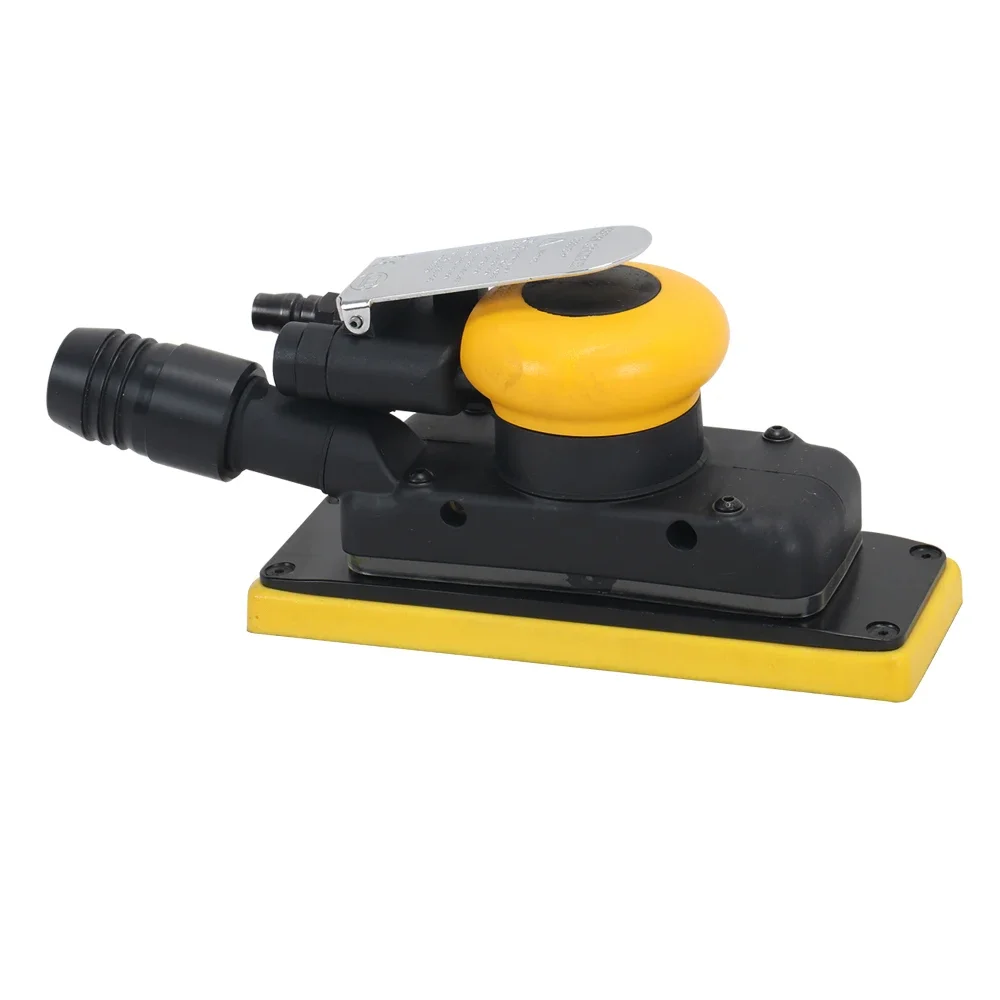 70x198mm Pneumatic Random Orbital Sander Hook Loop Attachment Central Vacuum Dust Collection Variable Speed For Auto Body