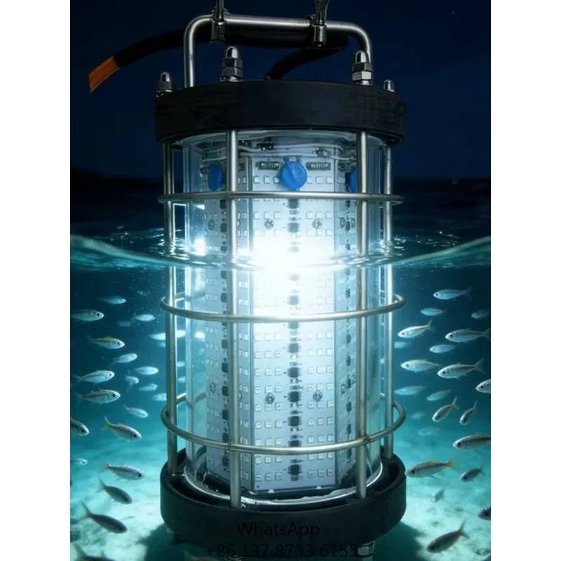 Underwater Fishing Light 500 Watt IP68 Green Fishing Reflector Light White Blue Fishing Lights Manufacturer
