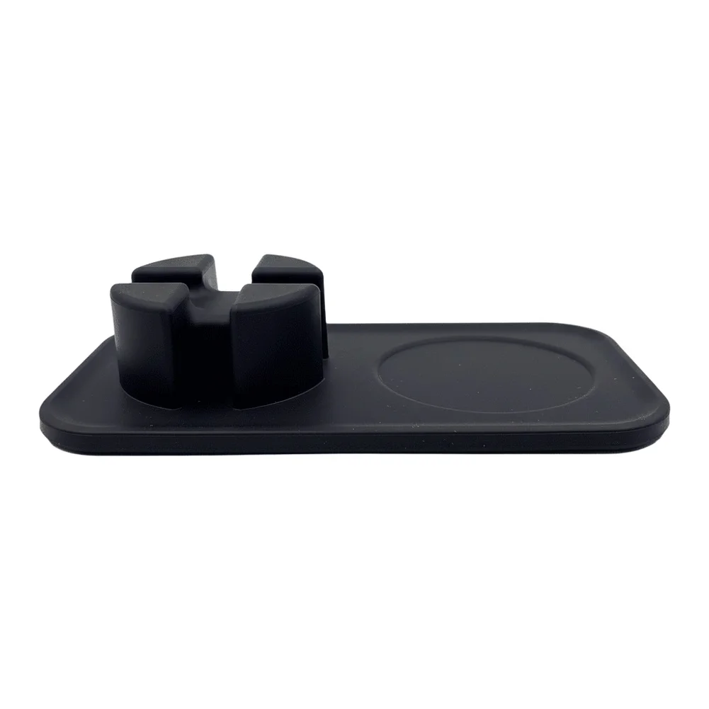Coffee Machine Tamping Mat Compatible with For NJ Espresso ES601 ES701 Silicone Non Slip Tamper Holder with Groove Design
