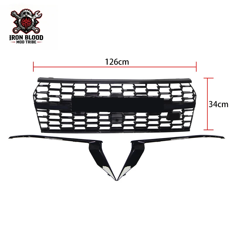 suitable for 18–23 Prado letter lights, sequential turn signals, GR grille