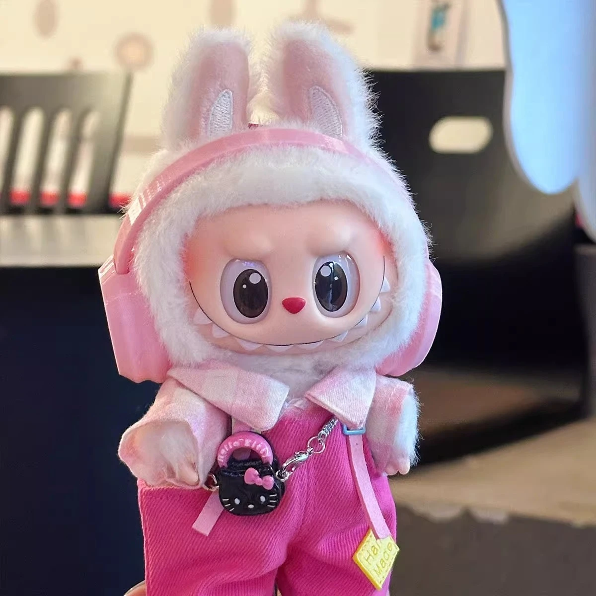 

Для 17 см Ropa Labubu V1/v2/v3 наряд Hello Kitty сумка комбинезон аксессуары милые украшения одежды