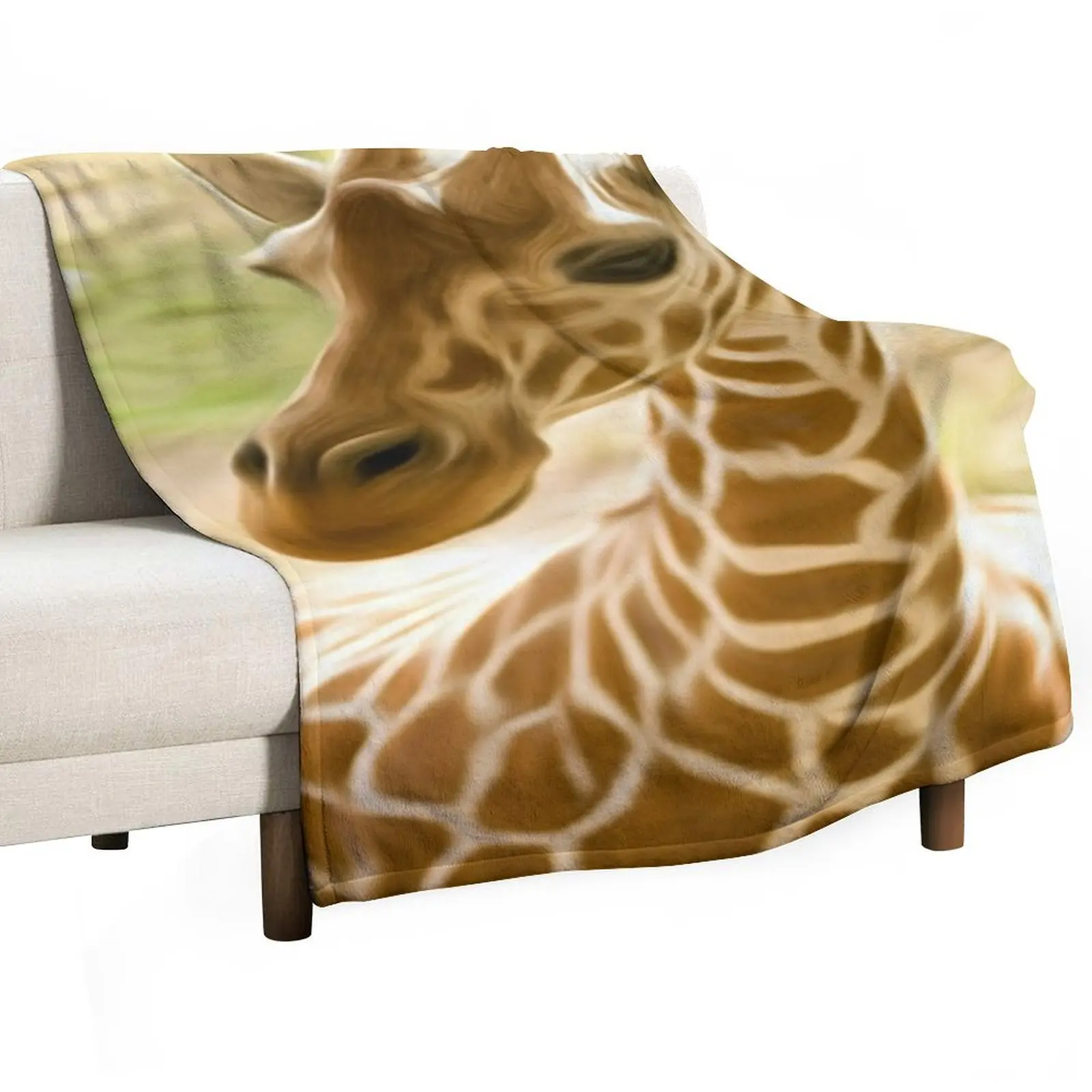 

Giraffe Painting Throw Blanket Summer Beddings Decorative Sofas Blankets For Bed Soft Beds Blankets