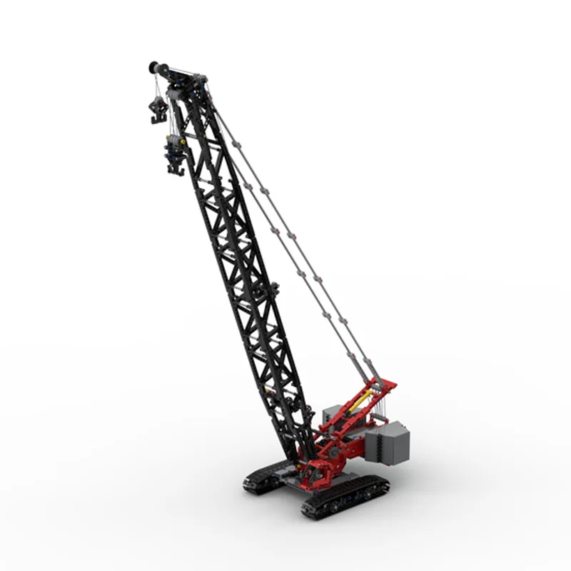 

Серия моделей кранов из строительных блоков MOC - 1602 детали. Креативный праздничный подарок, подходящий для всех любителей.