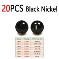 20 piezas de níquel negro