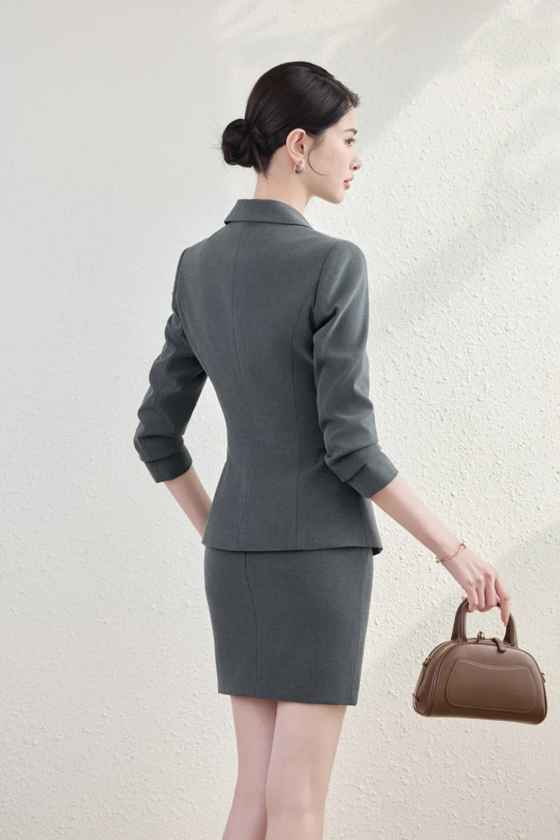 Alyssa Fashionable Professional Women's Suit Set Elegant Pants Jacket Combo Spring Summer New Arrival 2026