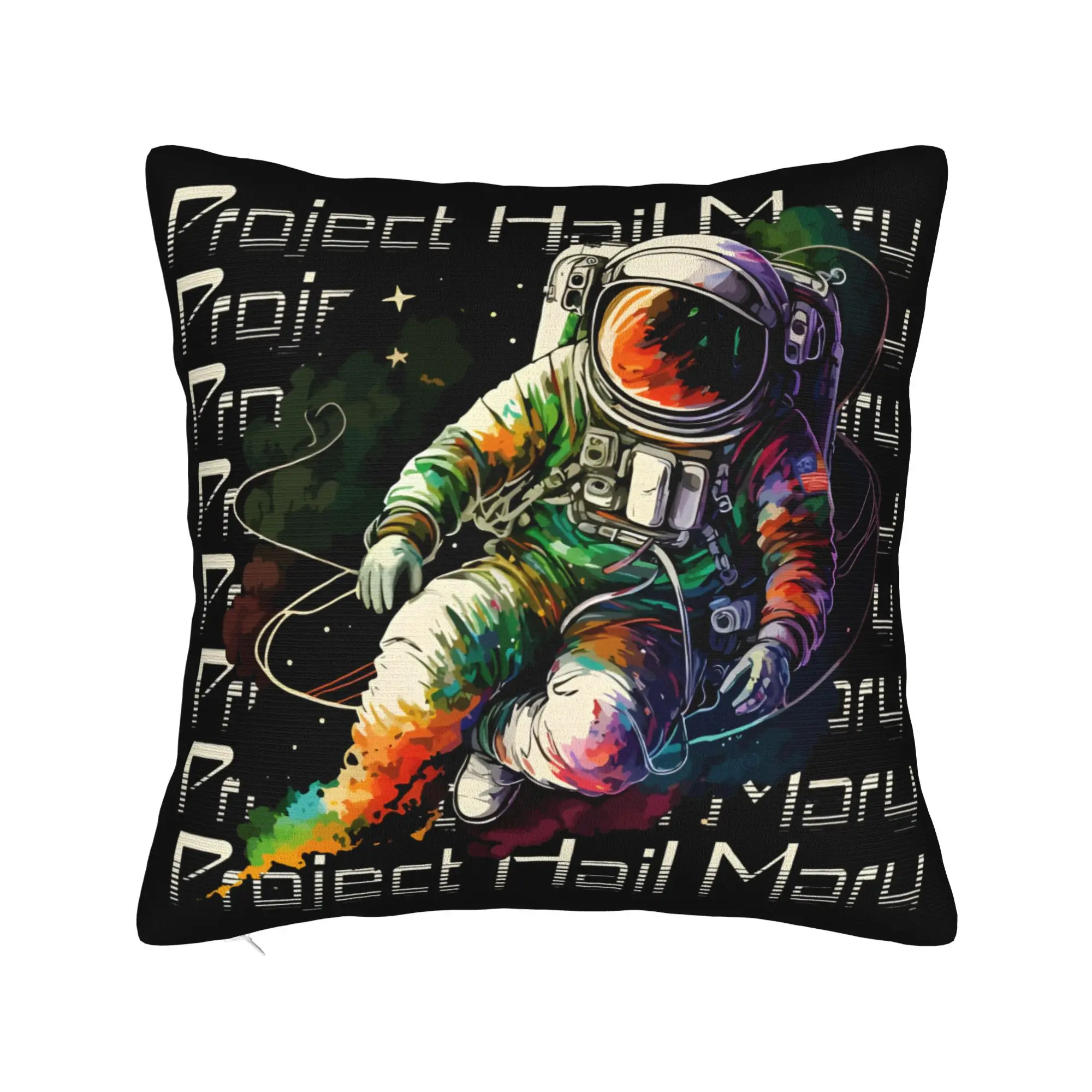 Project Hail Mary Pillow Case  Comfy Pillow Cover Funny Pillowcases For Sofa Home Decoration