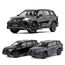 Jkm toyotaハイランダーxse awd diecast Toyモデル、suvスポーツカー、サウンドとライト、教育コレクション、子供向けギフト、1:32