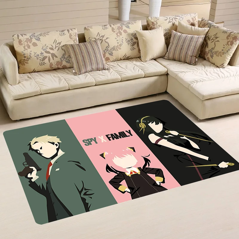 Spy X Family Doormat Entrance Door Cartoon Bath Mat Cute Anime Anya Forger Balcony Kitchen Carpet Living Room Rugs Carpets Home