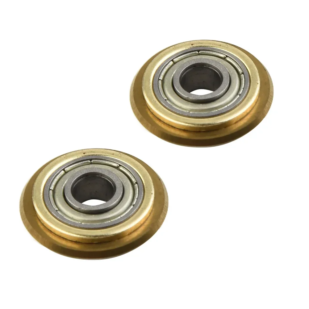 2pcs Tile Cutting Wheels With Cemented Carbide Blades For Manual Rotary Machines Perfect For Linear And Angle Cutting