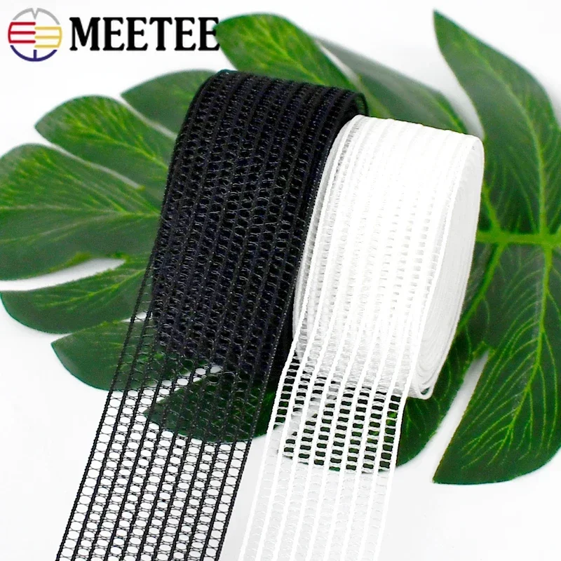 10/20Meters 20-50mm Soft Mesh Elastic Bands Stretch Underwear Net Elastics Rubber DIY Garment Sewing Accessorie Decor Trimming