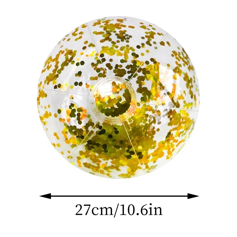 16 inch pailletten strandbal Halloween Jumbo zwembad speelgoed ballen glitters opblaasbare heldere strandbal zwembad water strand speelgoed