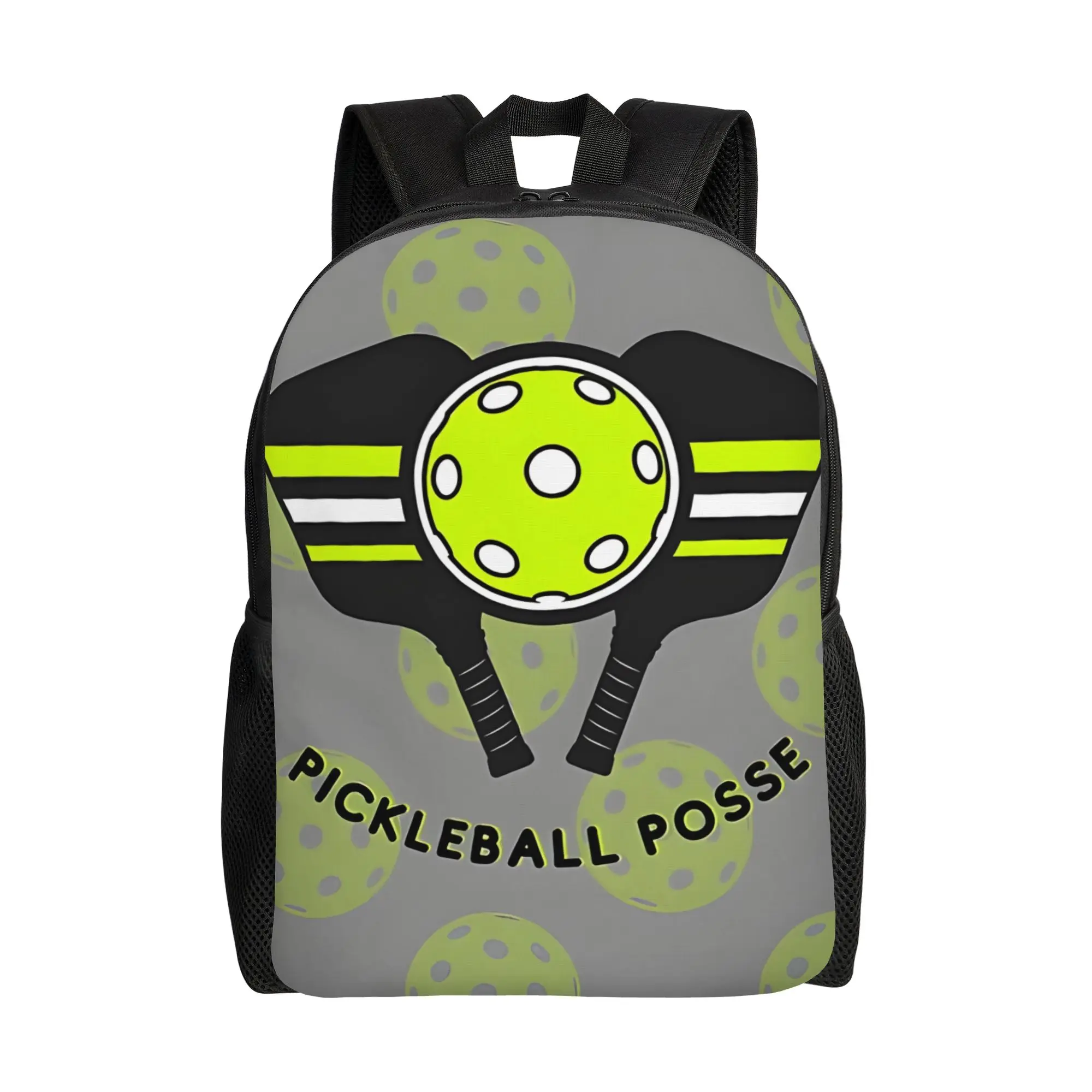 

Back to school season Classic Pickleball Posse Schoolbag Pickleball College Student Book Pack Backpack