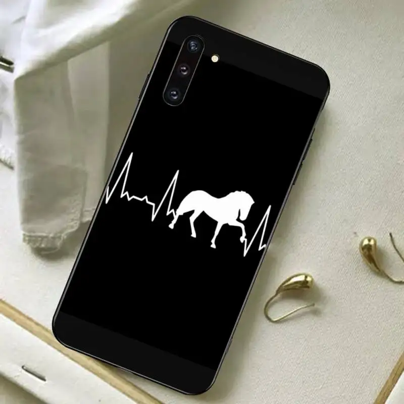 Чехол для телефона Horse Heartbeat для Samsung A51 A30s A52 A71 A12 для Huawei Honor 10i для OPPO vivo Y11, чехол