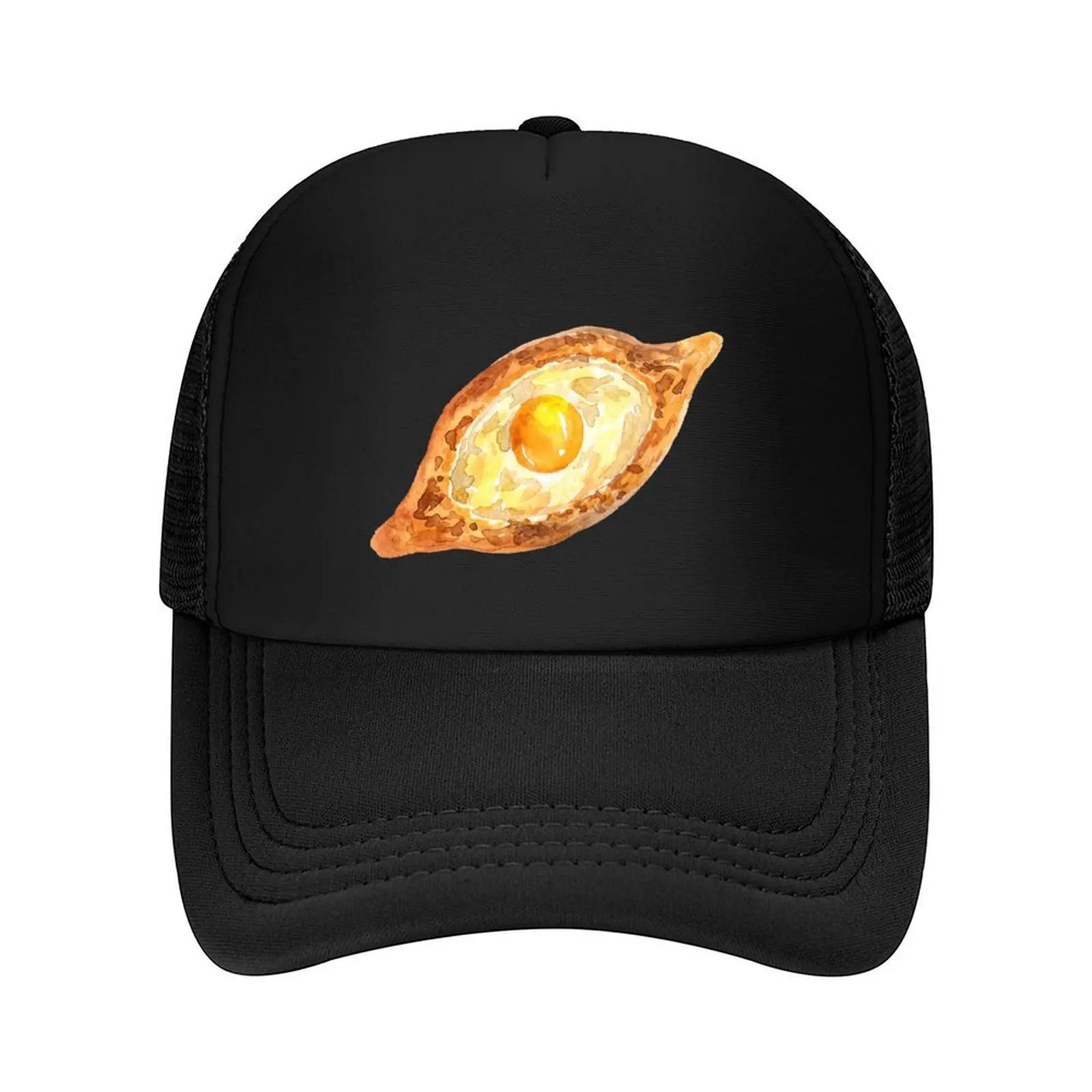 

Khachapuri - Georgian Cheese and Egg Bread Baseball Cap luxury caps sun caps Golf Hat Bobble Hat Men Hats Women's