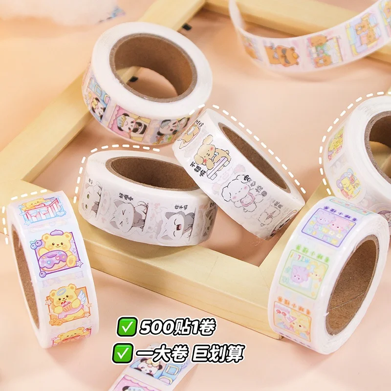 24pc-lotto-kawaii-bear-di-gatto-capybara-nastro-adesivo-adesivo-carino-decorazione-cartoleria-adescamento-adescamento-grondaggio-ritaglio-prenotazione-all’ingrosso-etichetta-bastone