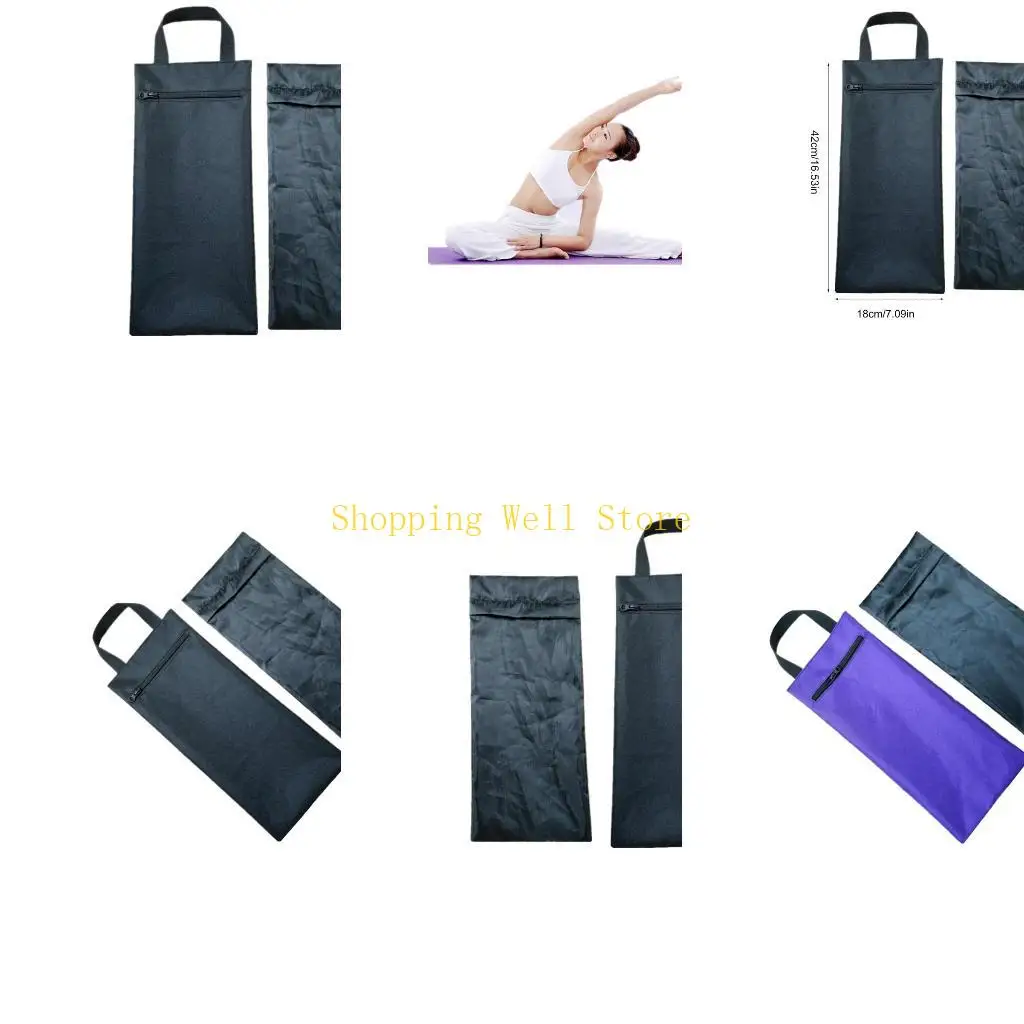 KX4B Exercise Training Empty Bag with Firm Carrying Handle Sandbag for Yoga & Pilate