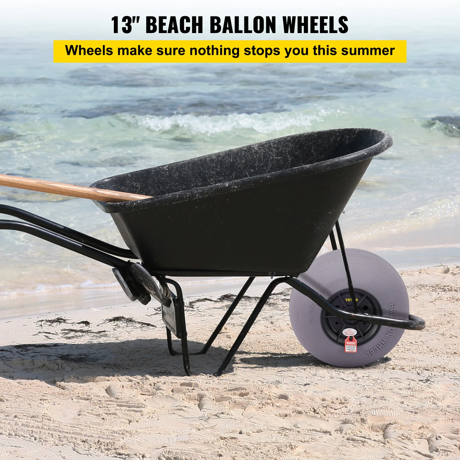 VEVOR Beach Balloon Wheels 13