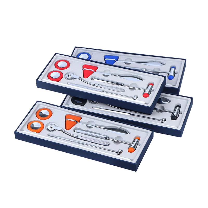 5Pcs Multifunctional Percussor Diagnostic Reflex Percussion Hammer Set Medical Neurological Massage Hammer Kit Health Care Tool