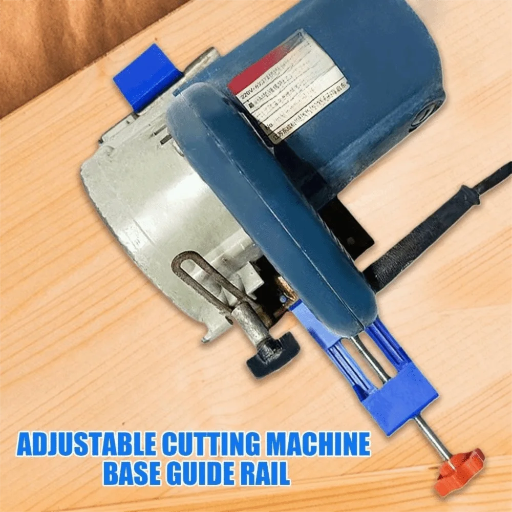 Durable Adjustable Circular Saw Guide ABS Precision Cutting Machine Base Guide Wood Cutting Guide Woodworking Tools