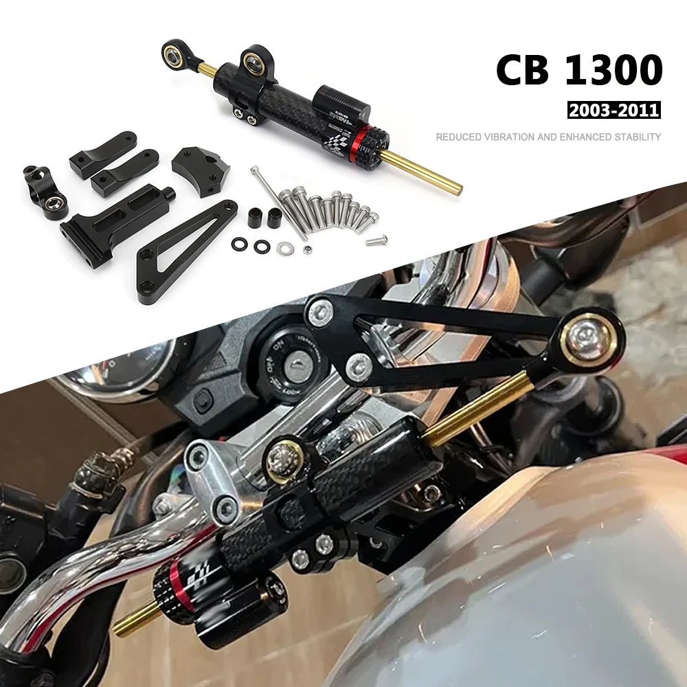

Motorcycle Steering Damper Stabilizer Kit Mounting Bracket For Honda CB1300 CB 1300 cb1300 2003-2011 Accessories