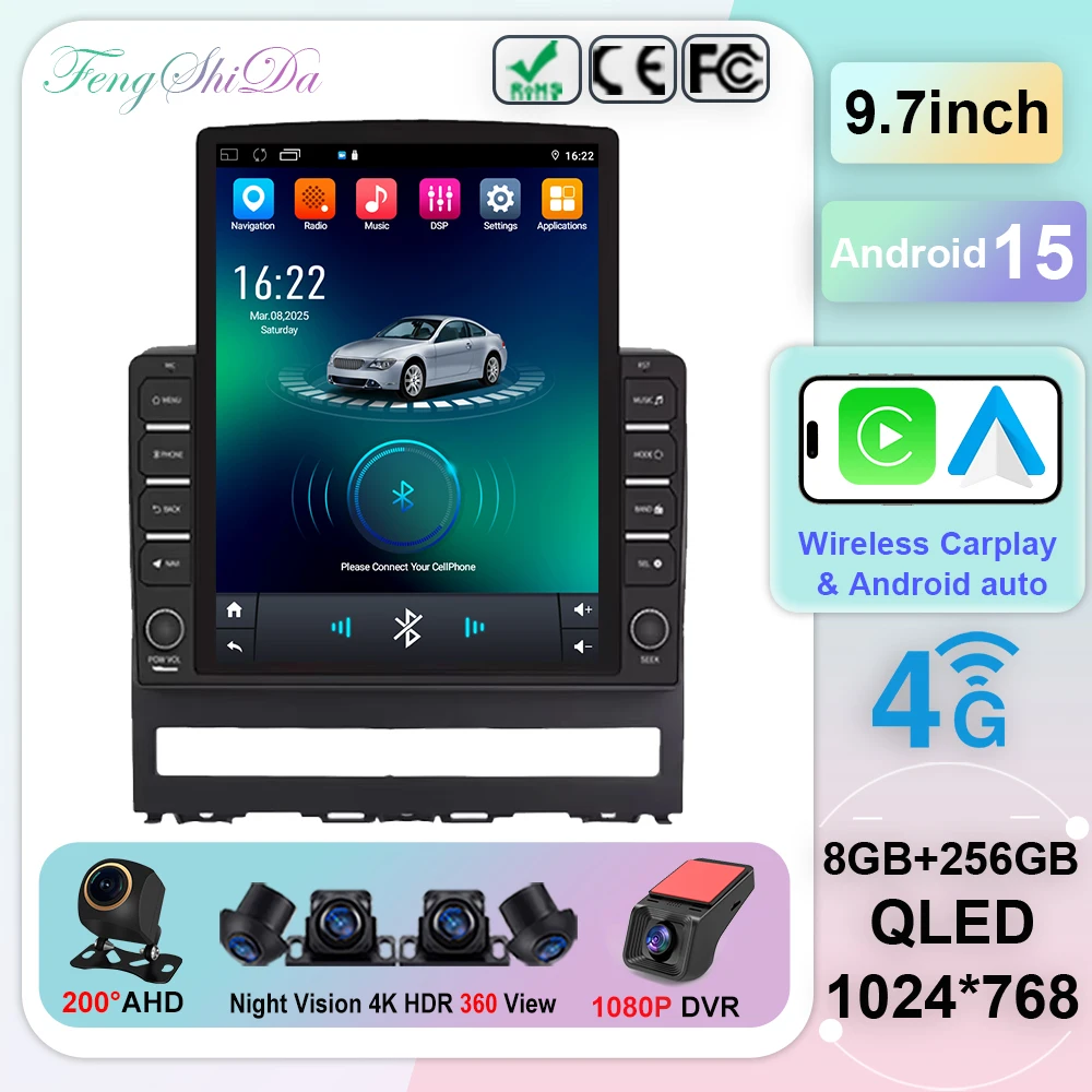 9.7“ Android 15 Car…