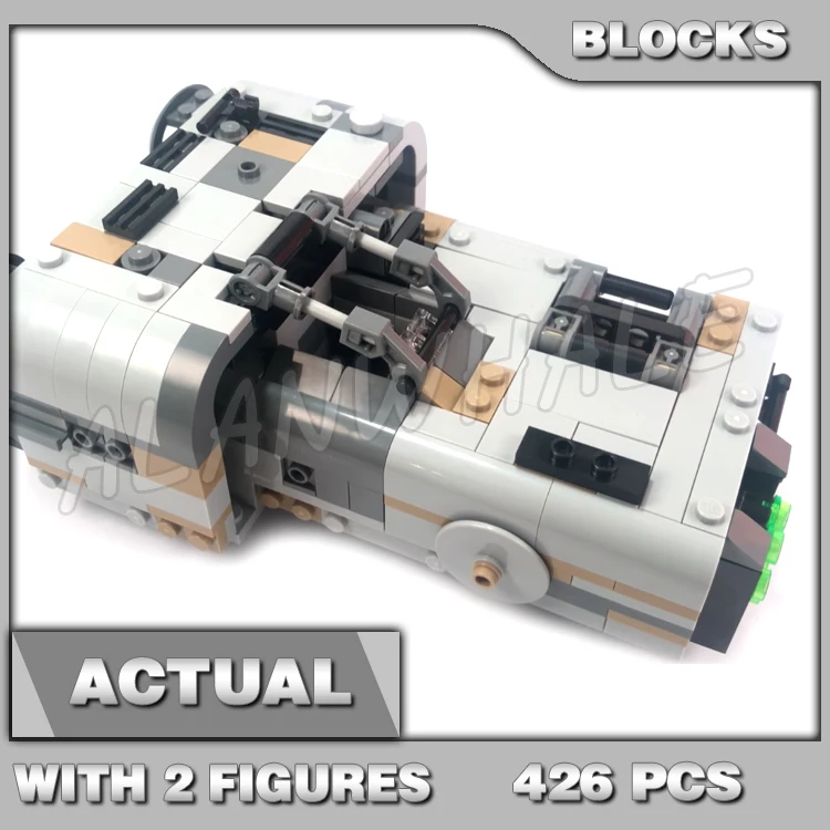 

426 шт. космический план Landspeeder Infamous Gang Leader's Vehicle со скрытыми колесами 11421 Строительные блоки Игрушка, совместимая с моделью