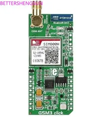 

MIKROE-1720 GSM3 SIM800H Module development board