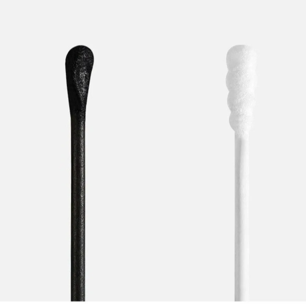 200pcs/box Gentle Double Headed Ear Cleaning Cotton Spoon Disposable Spiral Cotton Swab 2-in-1 Cotton Stick Ear Cleaning