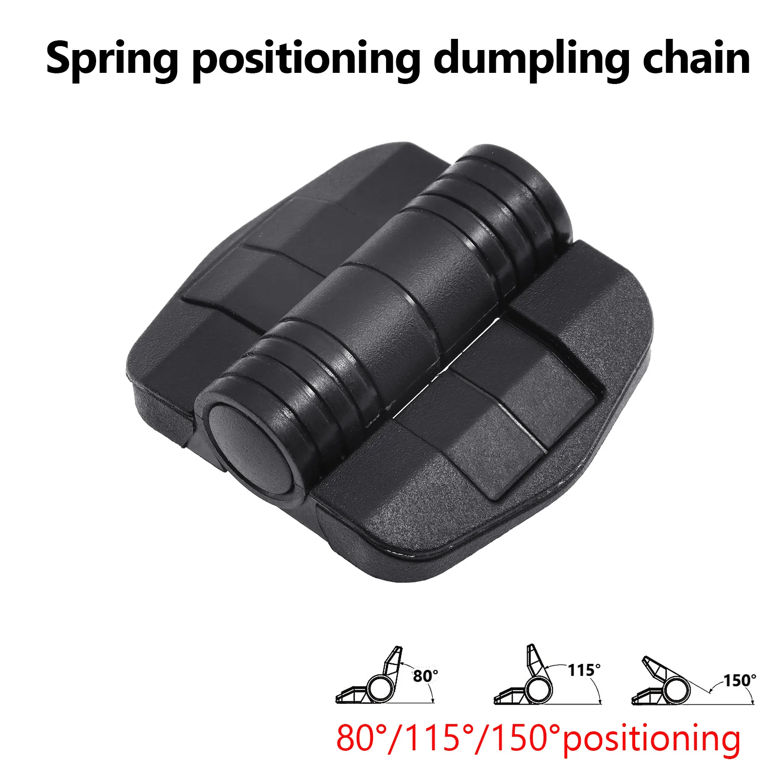 AD 10pcs/set Black Nylon Plastic Butt Hinge for Wooden Box Furniture Electric Cabinet Hardware 80- 150 Degree Marine Accessories