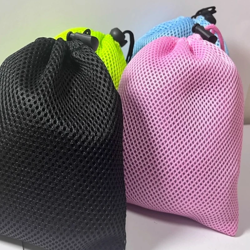 100pcs high quality mesh jewelry pouch 8*10cm gift drawstring bag accessories jewelry storage dust bag free shipping