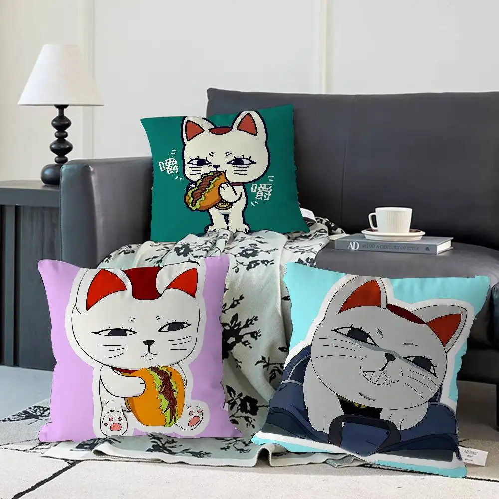 

T-Turbo Granny Cat Pillowcase Toon Gift Cushion Cover Bedroom Home Sofa Chair Seat Decor Pillow Case