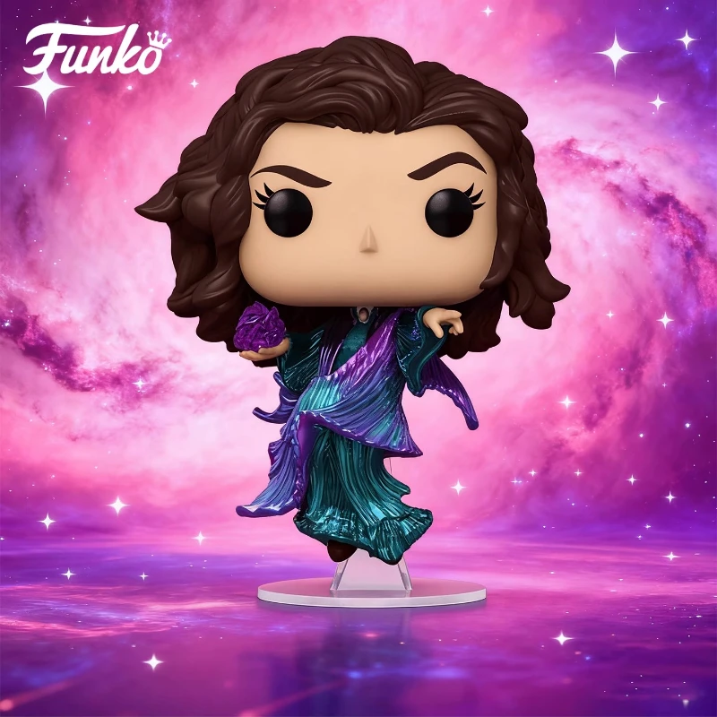 

Подлинное издание FUNKO POP 《WandaVision – Agatha Harkness》Аниме Экшн Настольное украшение Орнамент Модель Игрушки Коллекционная модель