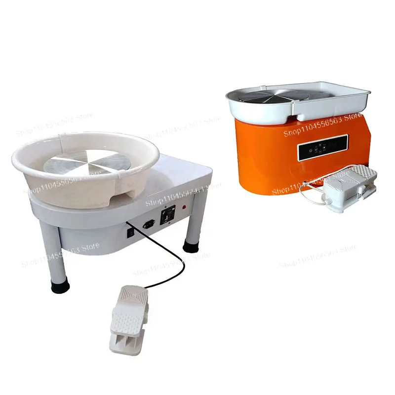 Electric Pottery Wheels Machine Clay Forming Machine Foot Pedal Control  Ceramic Clay Sculpting Tool