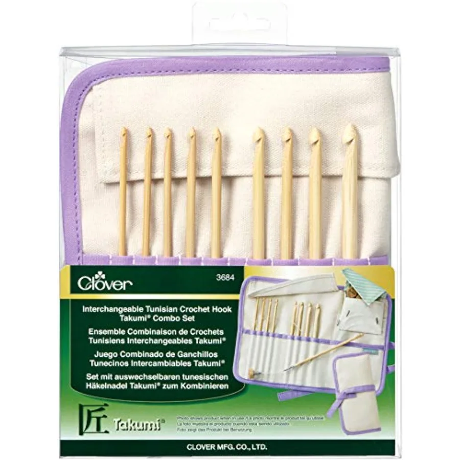 

Interchangeable Tunisian Crochet Hook "Takumi" Combo Set