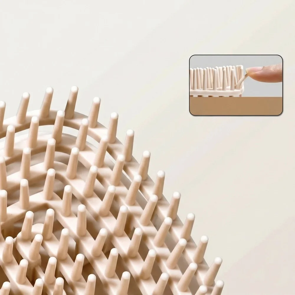 BAKULI Hair Washing Massage Comb, Lazy Scalp Clean Brush for Men Women, Scalp Itch Relief Tool C2612