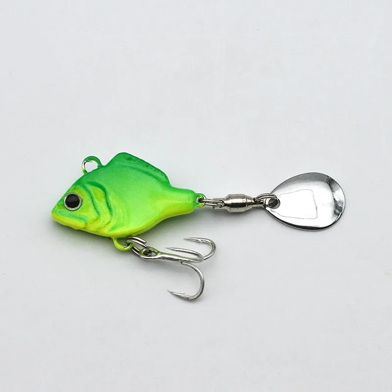 1 Stück 5~15g VIB Angelköder mit Schwanzspinner, Crankbait, Angel-Löffelköder, Klingenköder, sinkender Köder, Bass-Angeljigs, Angelköder – Detail 1