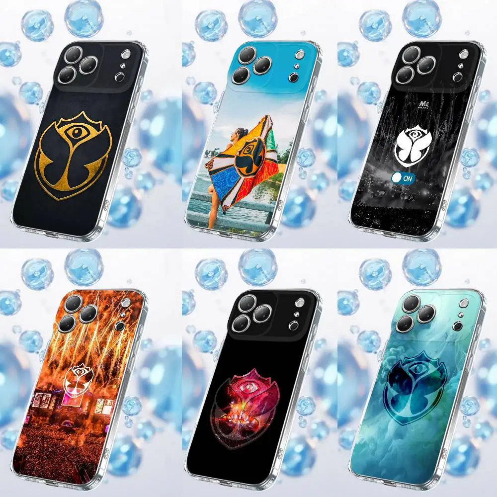 

Music Festival Tomorrowlands Phone Case For iPhone 17,16,15,14,13,12,11,Plus,Pro,Max,Plus,E,Air,Mini Transparent Cover
