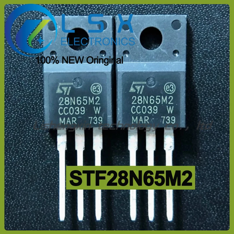 10 PZ 28N65M2 STF28N65M2 STP28N65M2 TO-220F 28A 650 V Nuovo e Originale